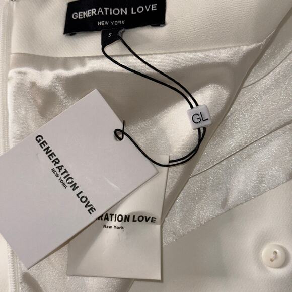 Generation Love Michelle Halter Double Breasted Mini Dress Size Small - Picture 11 of 13